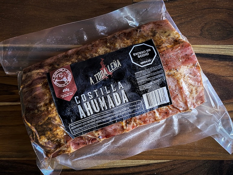 Costilla de cerdo ahumada